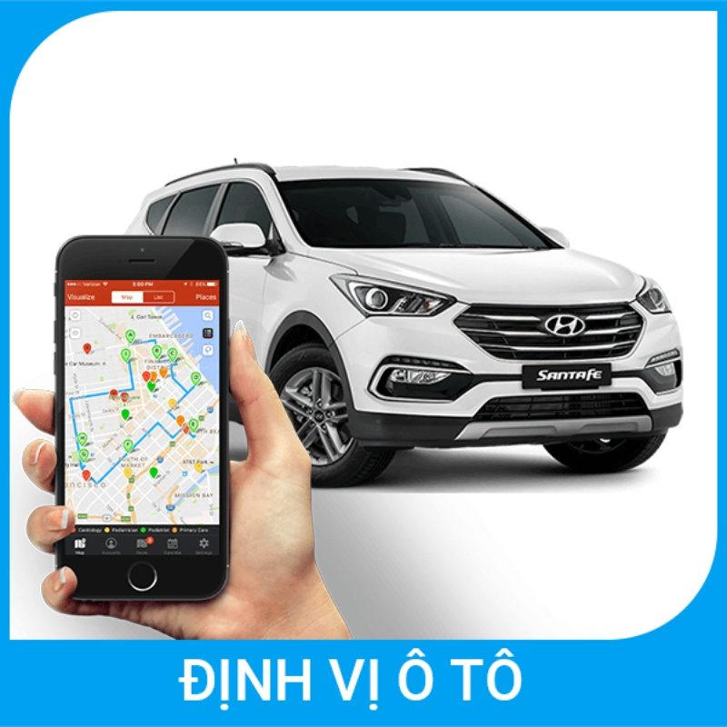 gan dinh vi xe o to anh dai dien