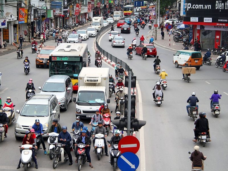 quy dinh giao thong duong bo moi anh dai dien