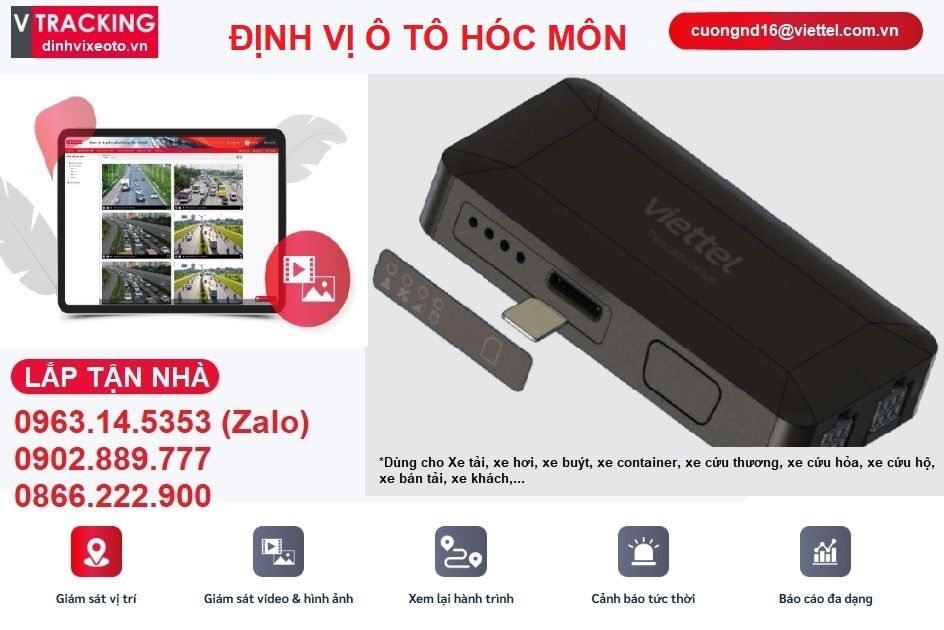 Định vị ô tô Hóc Môn Viettel lắp tại nhà xe tải, xe hơi 7 Định vị ô tô Hóc Môn Viettel