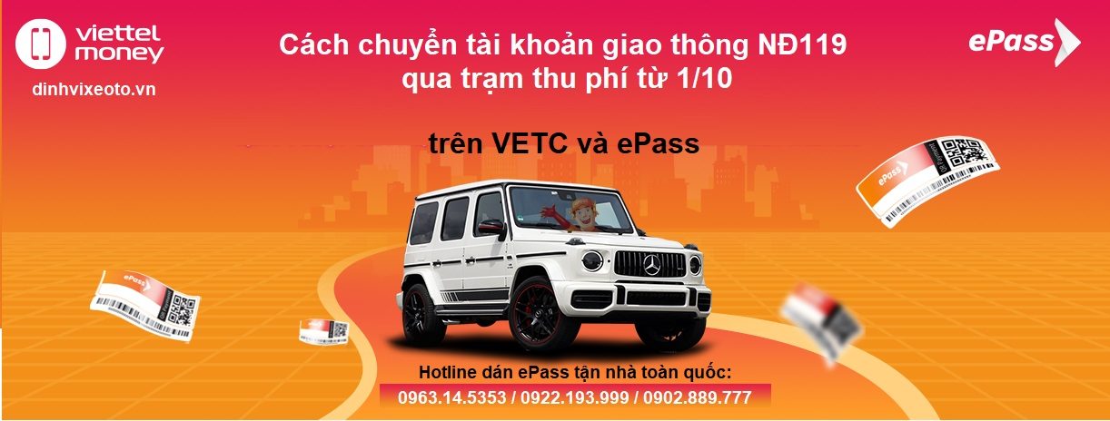Cách chuyển tài khoản giao thông