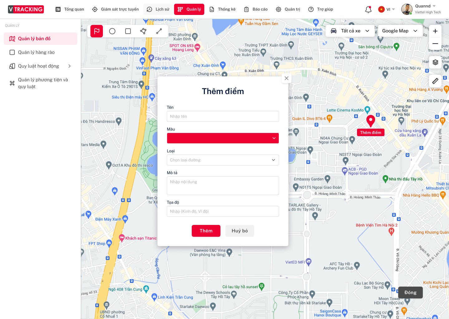 Hướng dẫn sử dụng VTracking Viettel - Hướng dẫn sử dụng